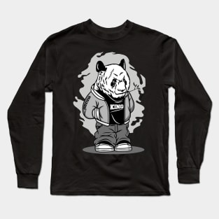 HUP HOP PANDA CARTOON Long Sleeve T-Shirt